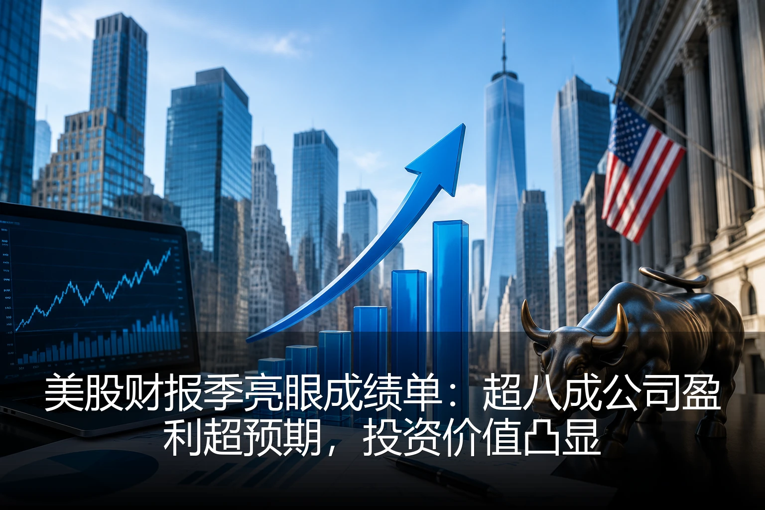 美股财报季亮眼成绩单：超八成公司盈利超预期，投资价值凸显