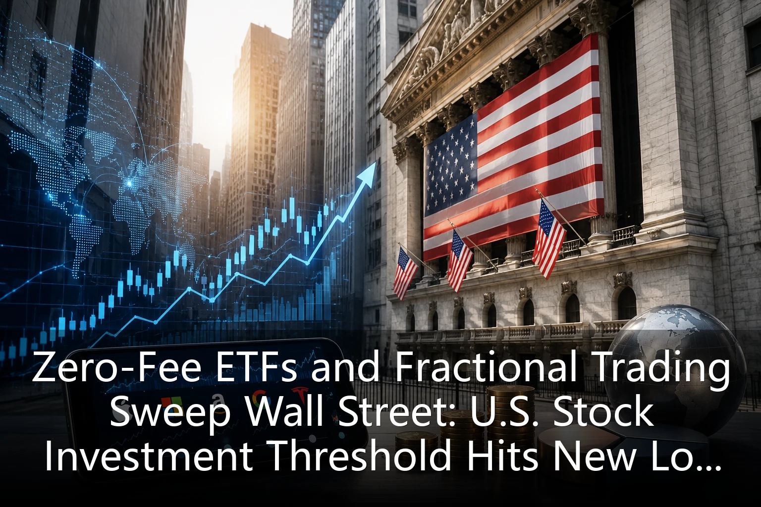Zero-Fee ETFs and Fractional Trading Sweep Wall Street: U.S. Stock Investment Threshold Hits New Low in 2026