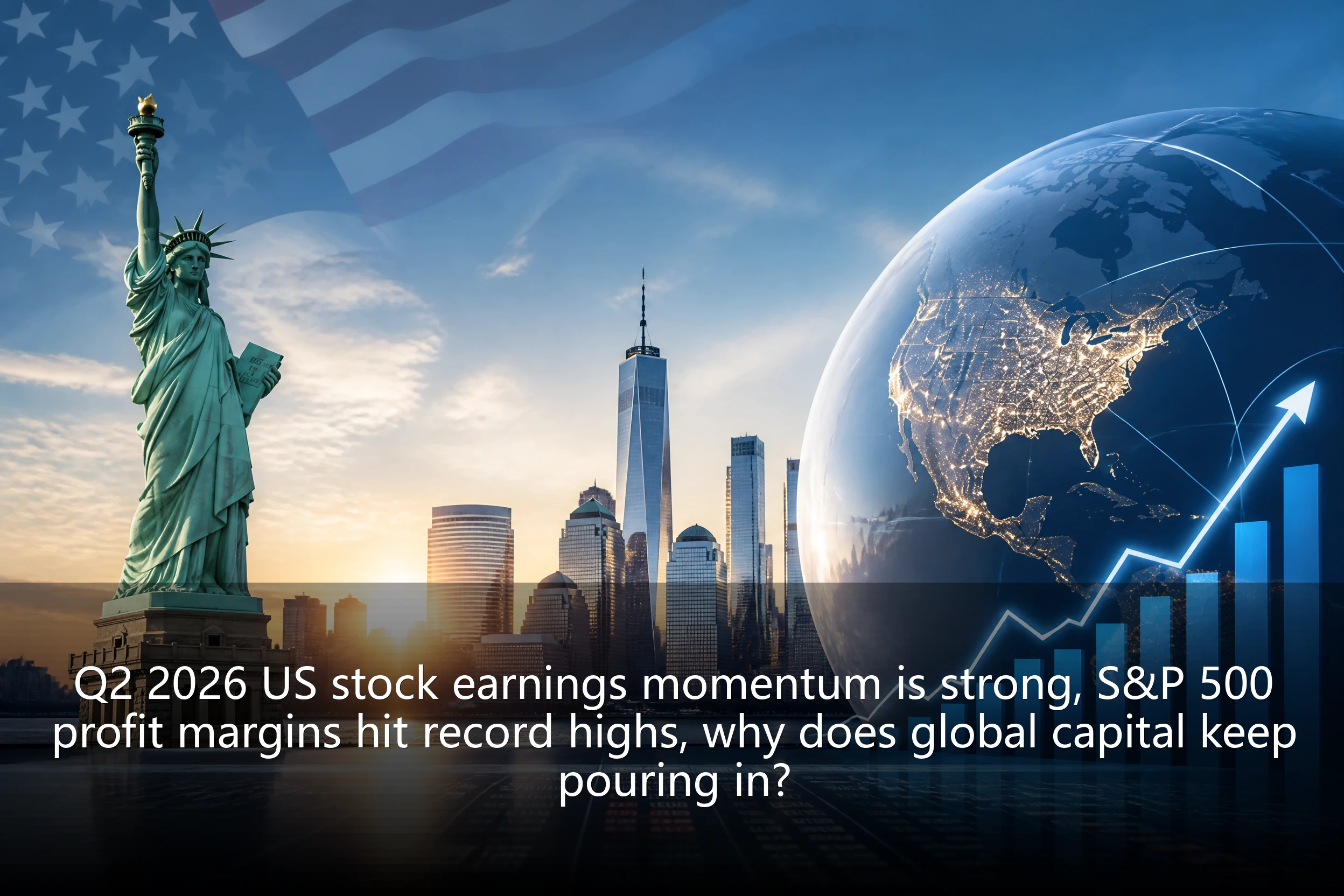 Q2 2026 US stock earnings momentum is strong, S&P 500 profit margins hit record highs, why does global capital keep pouring in?