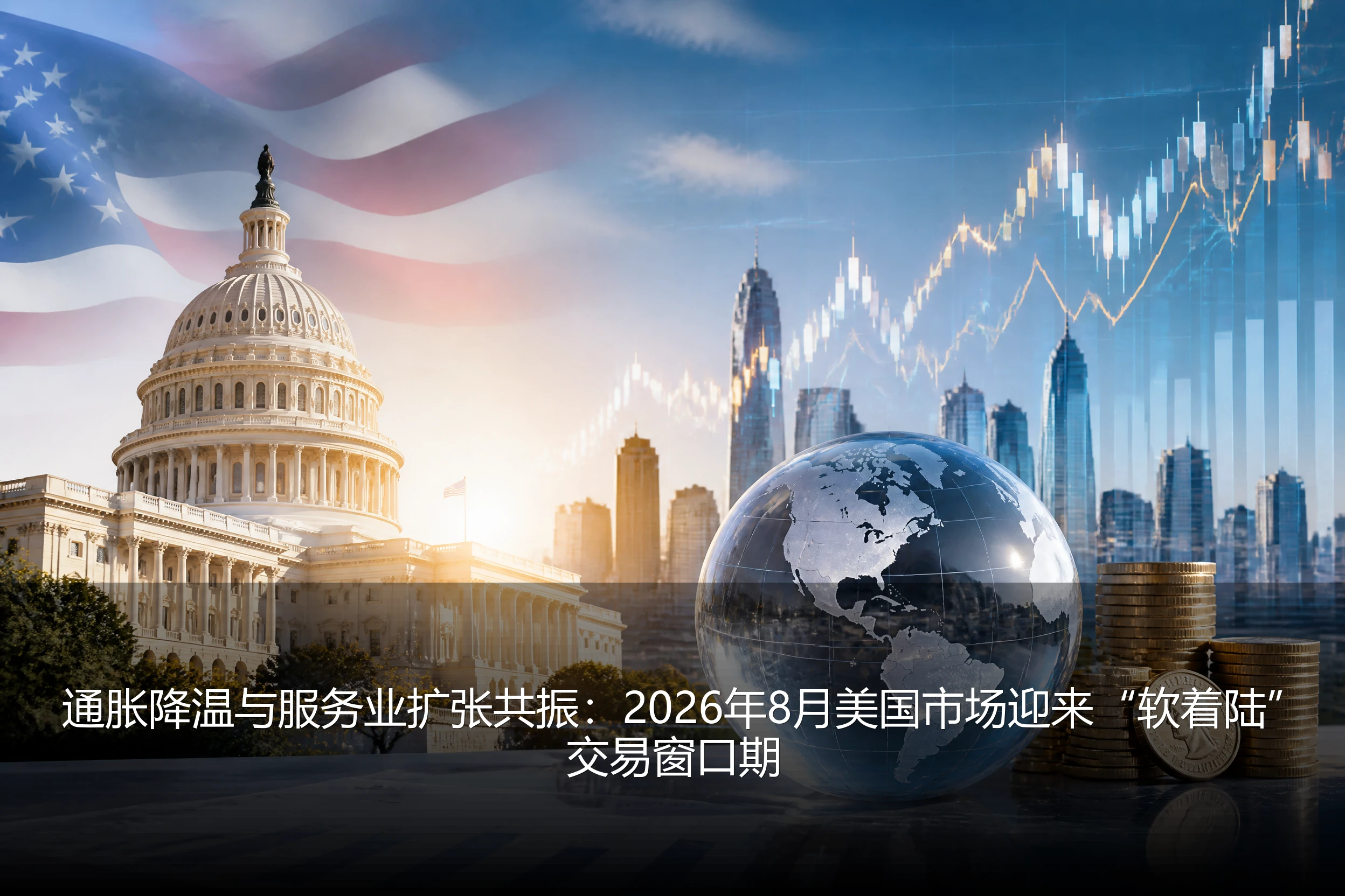 通胀降温与服务业扩张共振：2026年8月美国市场迎来“软着陆”交易窗口期