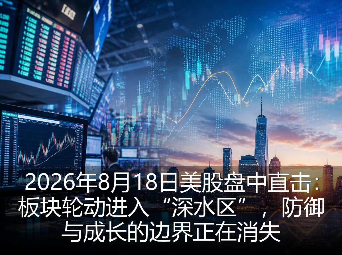 2026年8月18日美股盘中直击：板块轮动进入“深水区”，防御与成长的边界正在消失