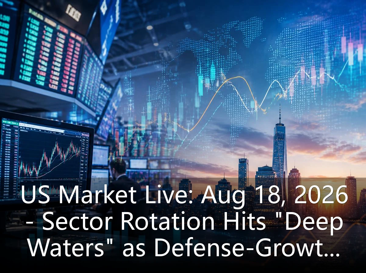 US Market Live: Aug 18, 2026 - Sector Rotation Hits 