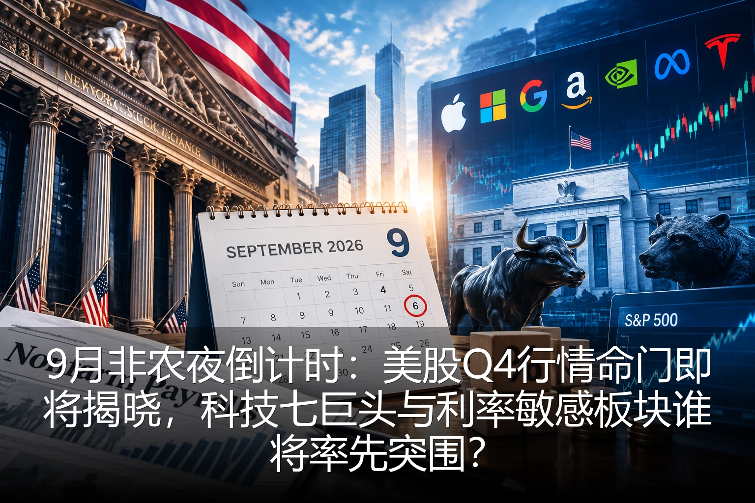 9月非农夜倒计时：美股Q4行情命门即将揭晓，科技七巨头与利率敏感板块谁将率先突围？