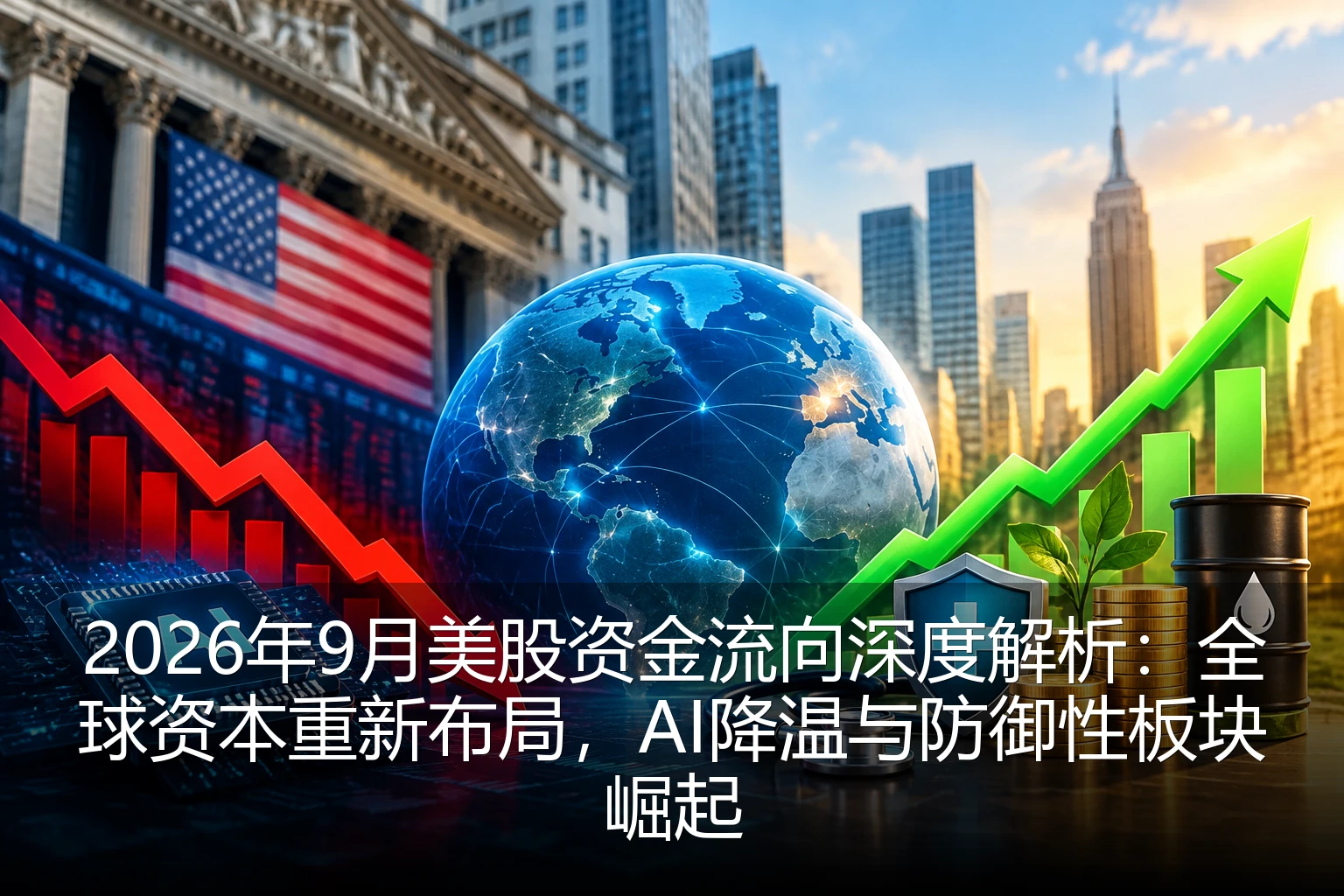 2026年9月美股资金流向深度解析：全球资本重新布局，AI降温与防御性板块崛起