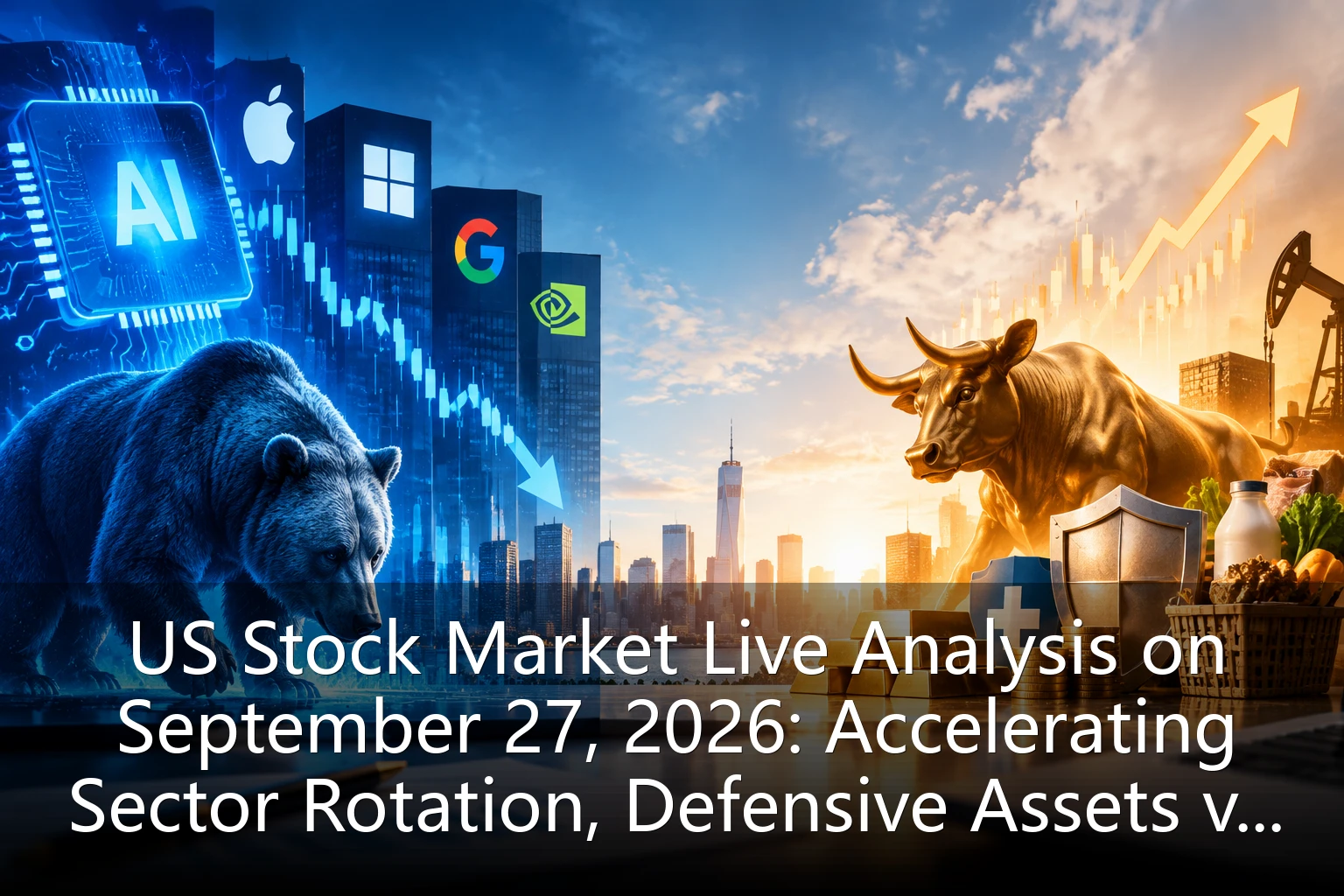 US Stock Market Live Analysis on September 27, 2026: Accelerating Sector Rotation, Defensive Assets vs Tech Giants Show 'Divergent Performance'